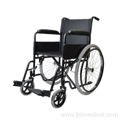 Standard Manual Transport Wheelchair with Armrest